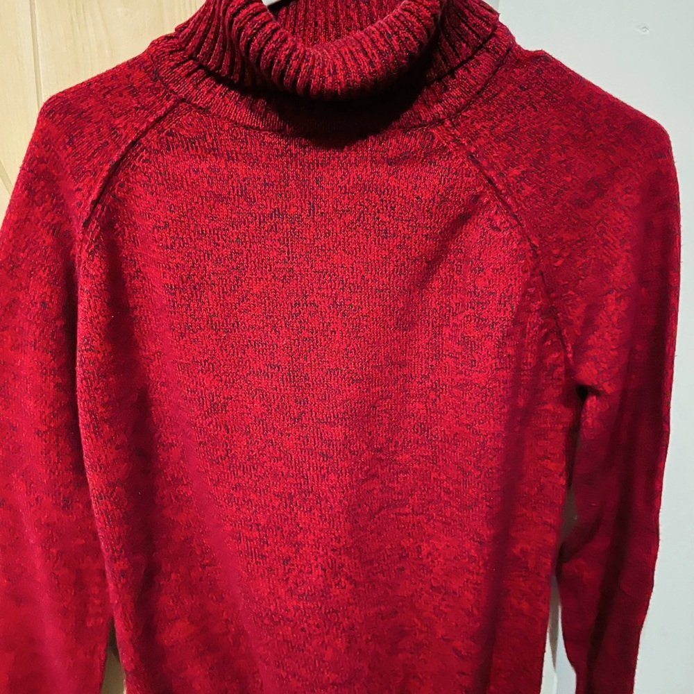 Karen Scott Sm Dark Red Sweater